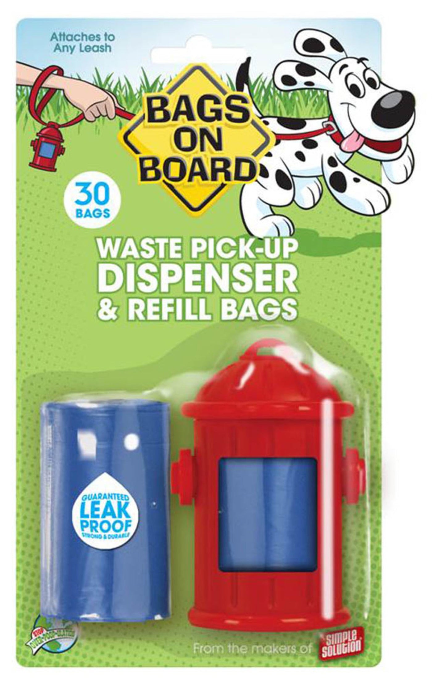 Bags on Board Hydrant Waste Bag Dispenser