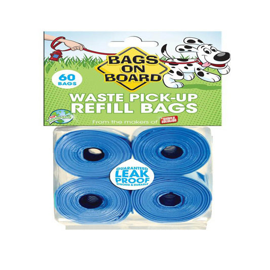Waste Pick-up Bags Refill Blue 1ea/60 ct