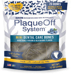 PlaqueOff Blueberry Mini Dental Bones