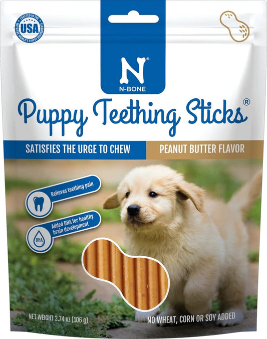 Nbone Peanut Butter Puppy Teething Sticks