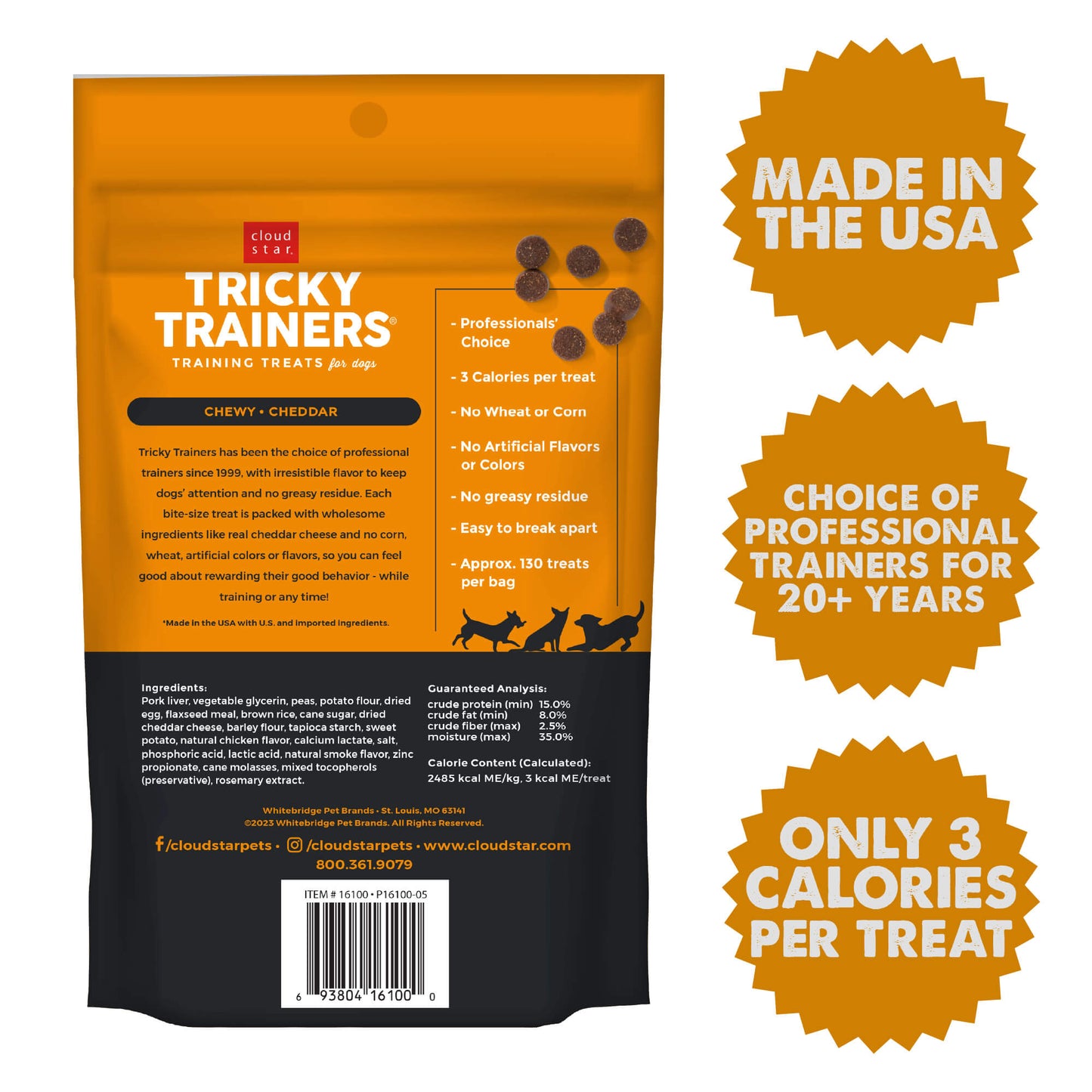 Tricky Trainers Chewy Cheddar Treats