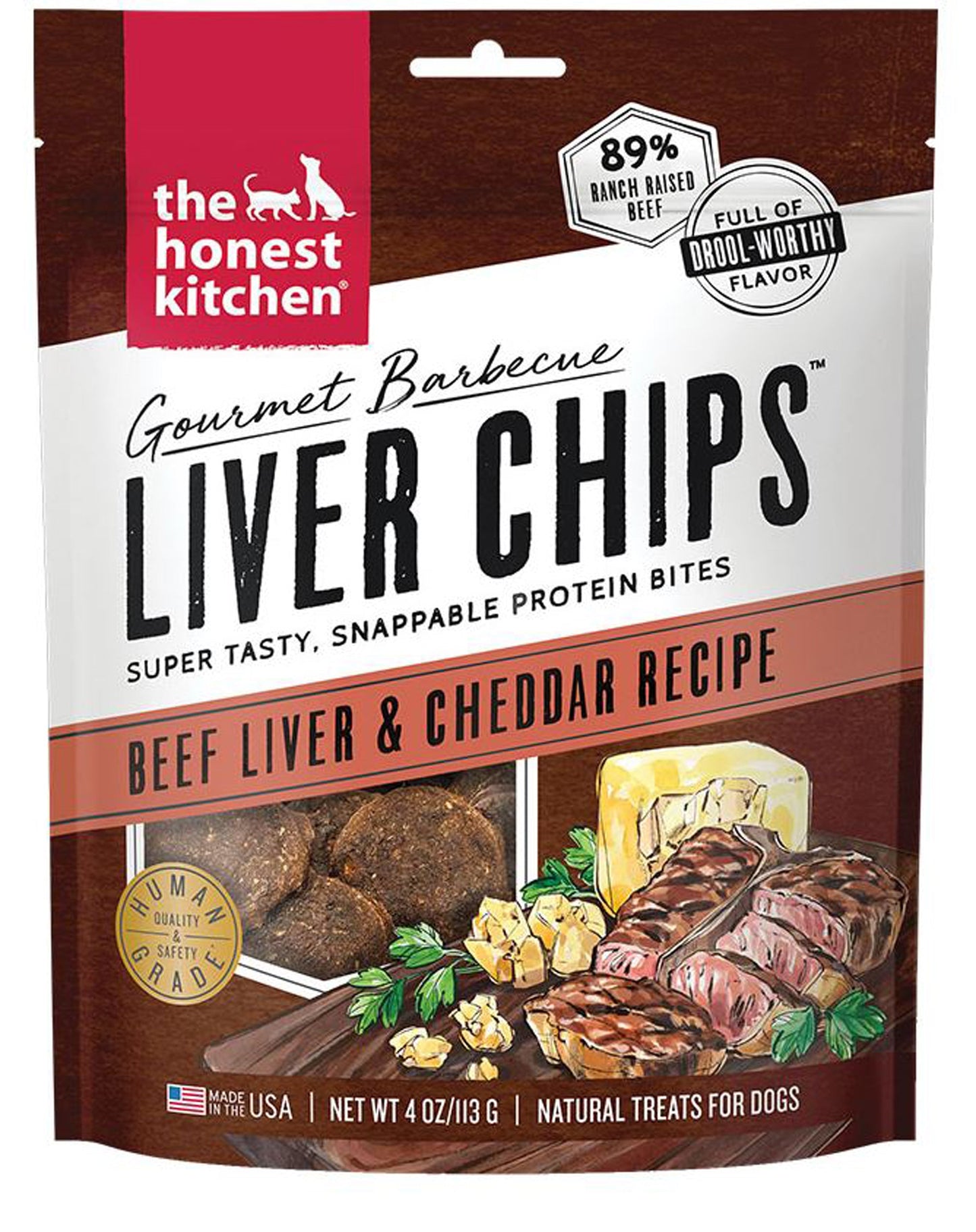 Honest Kitchen Gourmet Beef Liver & Cheddar Chips