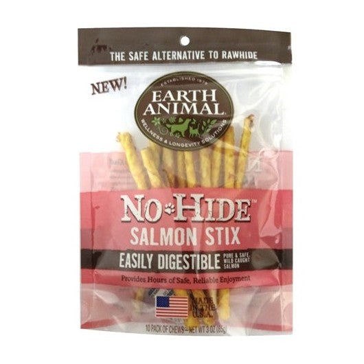 No Hide Salmon Chews Dog Treats; 10 Pack